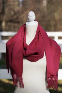 Pure Baby Alpaca Hand Woven Scarf