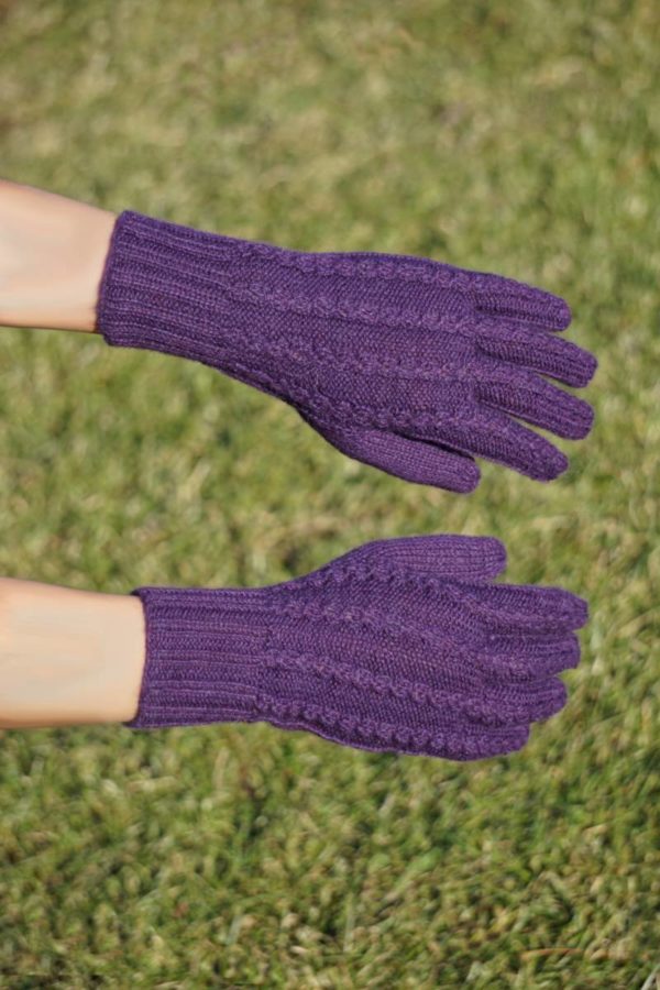 Pure Baby Alpaca Hand Knit Gloves
