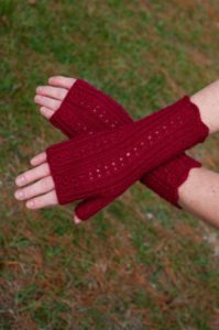 Hand Knit Baby Alpaca Hand Warmers