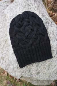 Pure Baby Alpaca Chunky Cabled Hat