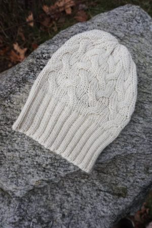 Pure Baby Alpaca Chunky Cabled Hat