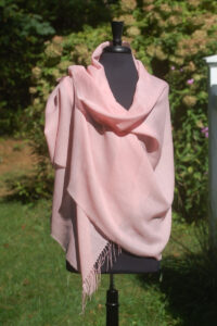 Baby Alpaca And Silk Luxury Pashmina In Pink