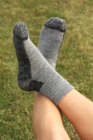 Baby Alpaca Pinnacle Slipper Socks