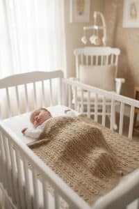 100% Pure All-Natural Baby's Blanket in Beige