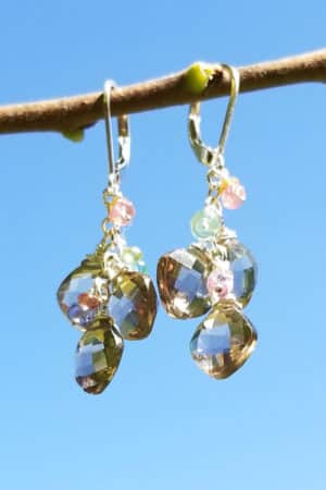 Smoky Quartz Gemstone Earrings