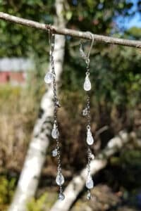 Rainbow Moonstone Earrings