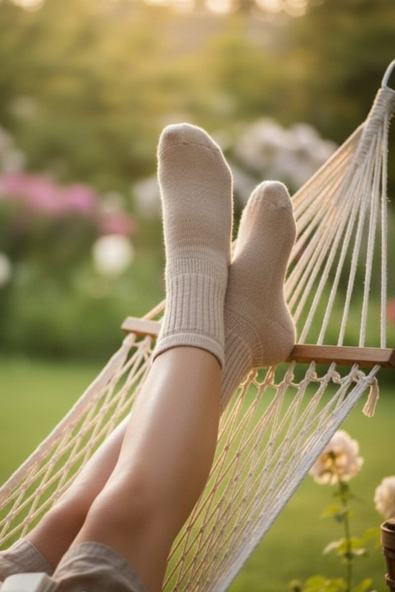 Baby Alpaca Wellness Casual Crew Socks (Multiple Colors Available) - Image 2