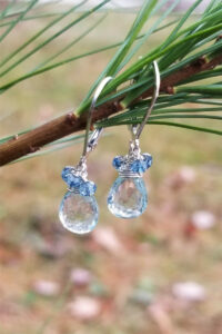 Aquamarine Gemstone Earrings