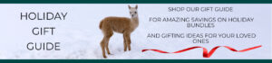 Mt. Caesar Alpacas Holiday Gift Guide For Amazing Savings On Alpaca Clothing, Alpaca Accessories and Alpaca Home Goods