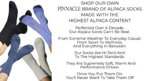Shop The Highest Content Alpaca Socks For All Needs. Mt. Caesar Alpaca's Pinnacle Brand of Alpaca Socks