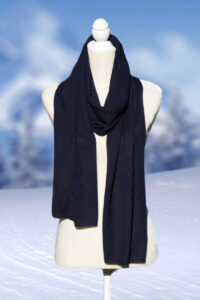Women's and Men's alpaca knit scarf