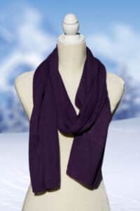 Women's and Men's alpaca knit scarf