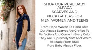 ALPACA SCARVES FOR WOMEN AND MEN