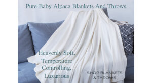 100% Pure Baby Alpaca Blankets And Throws
