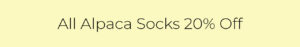 Alpaca Socks Sale 20% Off