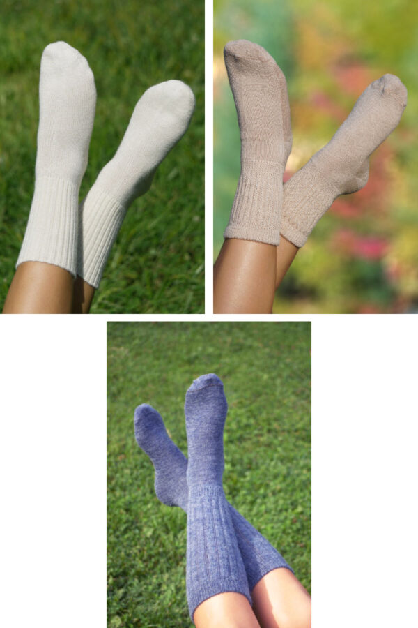 Save $24 on our Bundle Of Three Pair Of Wellness Alpaca Socks