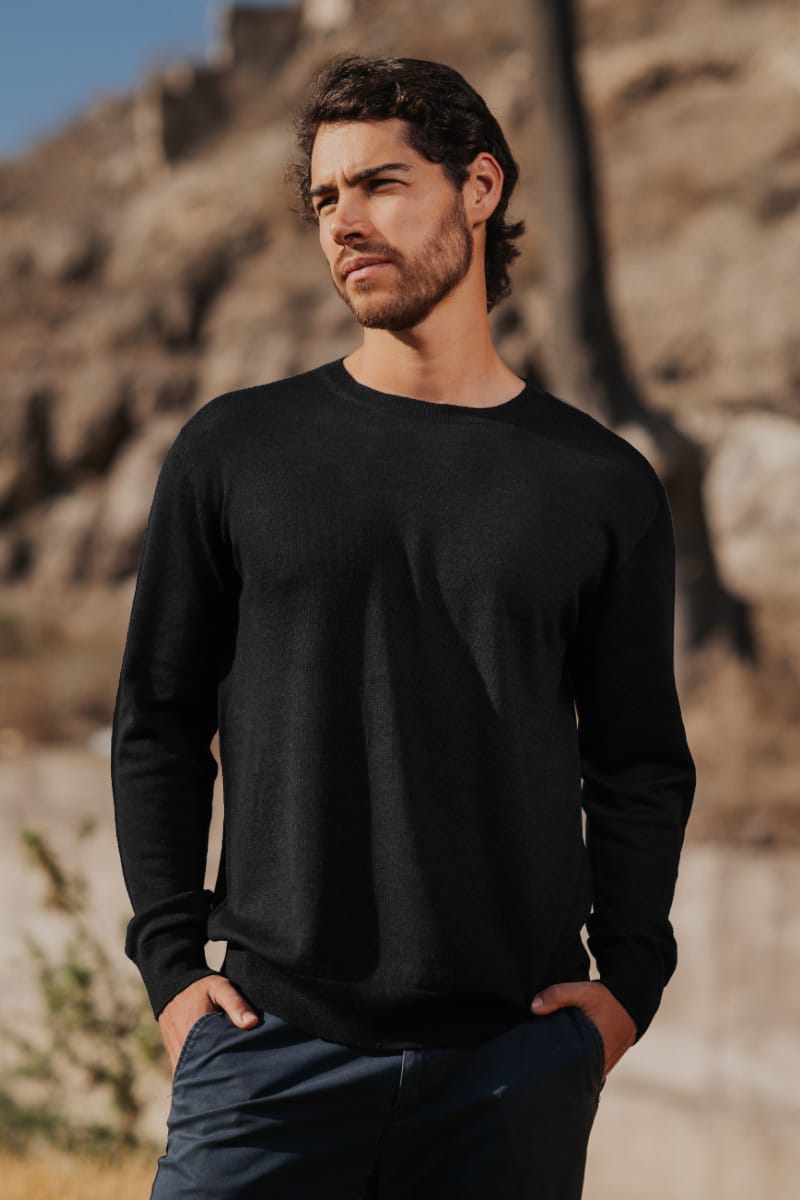 Men's Pure Royal Alpaca Crew - Available In Multiple Colors
