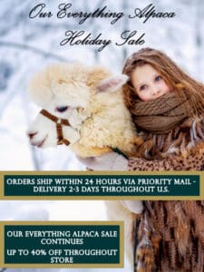 Mt. Caesar Alpacas All Alpaca products on sale up to 40% off.