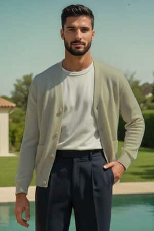 Classic Cardigan – 100% Pure Baby Alpaca