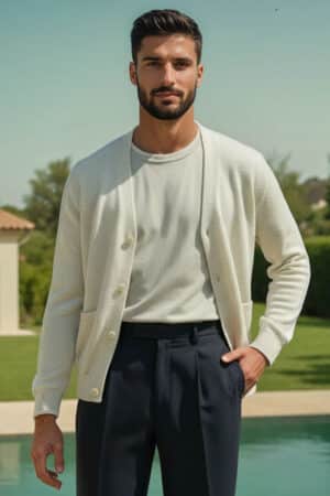 Classic Cardigan – 100% Pure Baby Alpaca