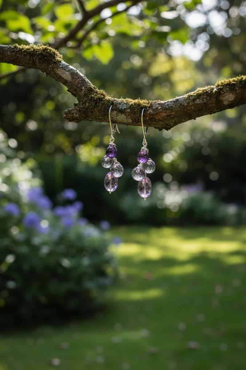 AMETHYST IOLITE EARRINGS