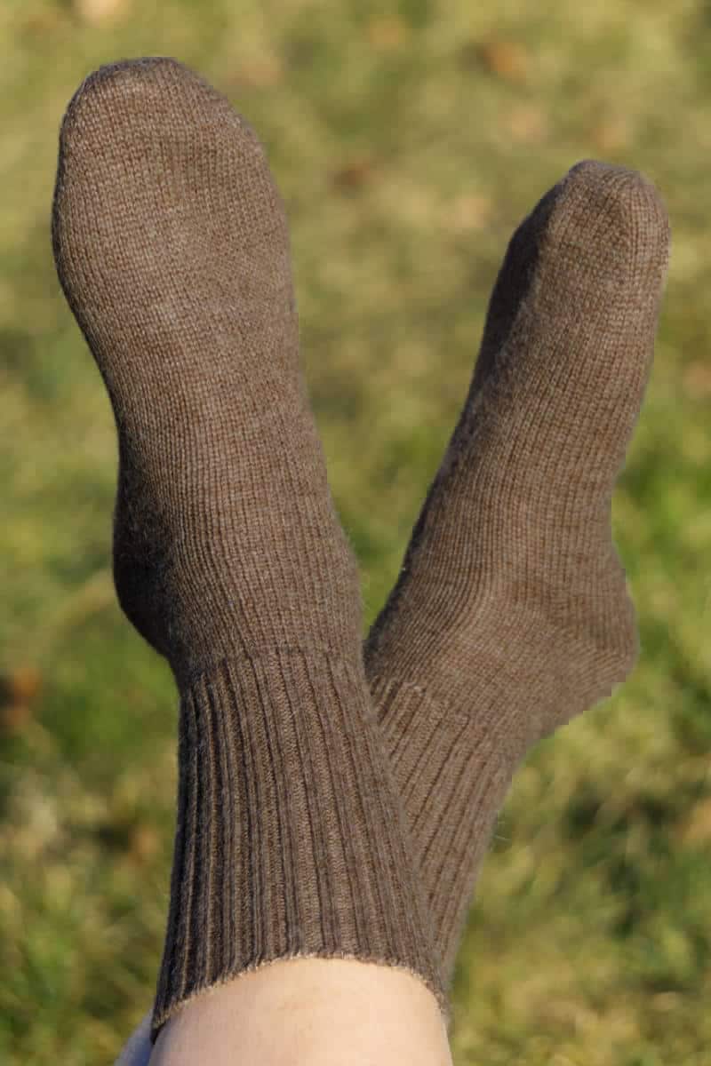 Pure Alpaca Socks Made From 100% Baby Alpaca Yarn