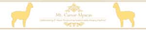 Mt. Caesar Alpacas Certified 100% Pure Baby Alpaca Content. No Blends. No Synthetics