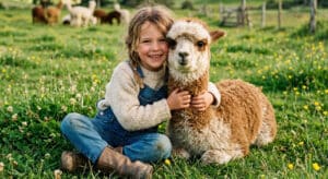 Alpaca products for children